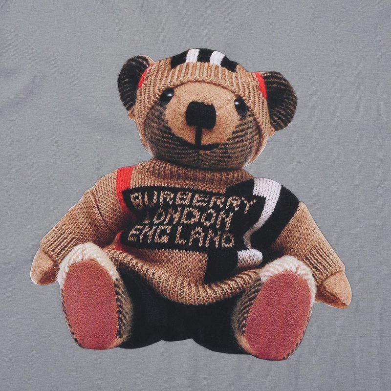 Футболка Burberry With A Colorful Toy Print "Gray" фото № 4