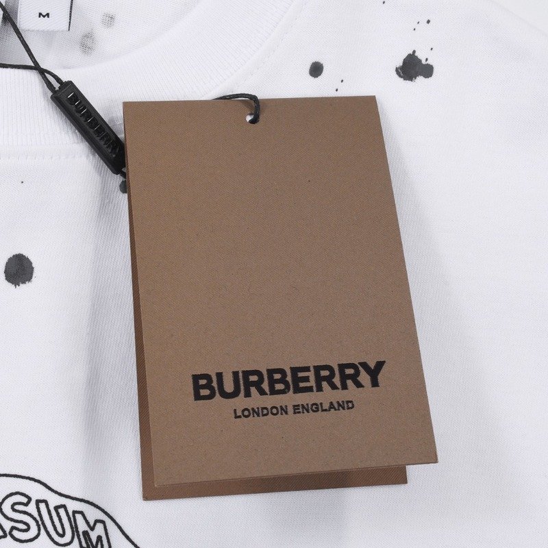 Футболка Burberry Decorated With Spots "White" фото № 8