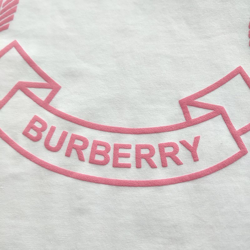 Футболка Burberry Large Sizes "White" фото № 3