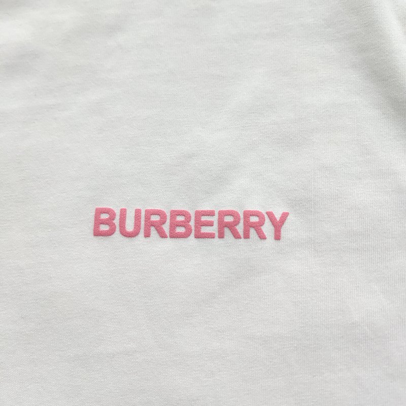 Футболка Burberry Large Sizes "White" фото № 9