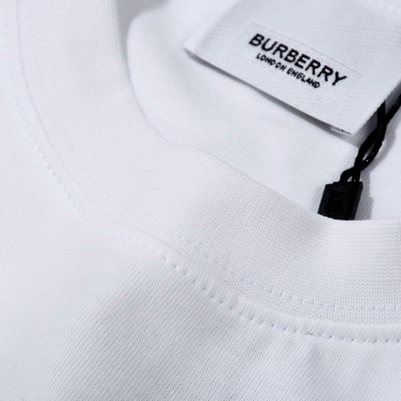 Футболка Burberry With Soft Thread Logo "White" фото № 4