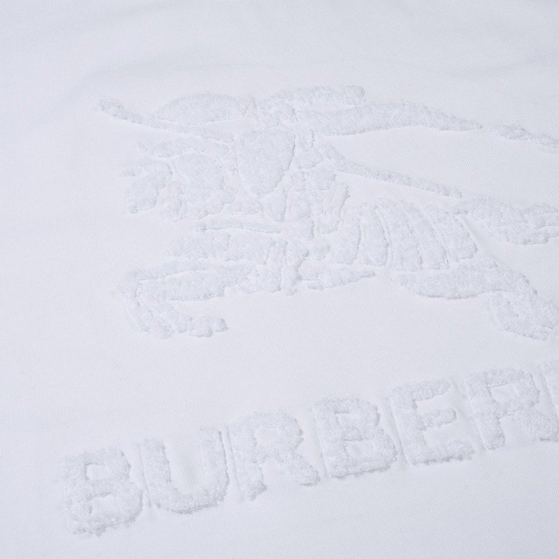 Футболка Burberry With Soft Thread Logo "White" фото № 5