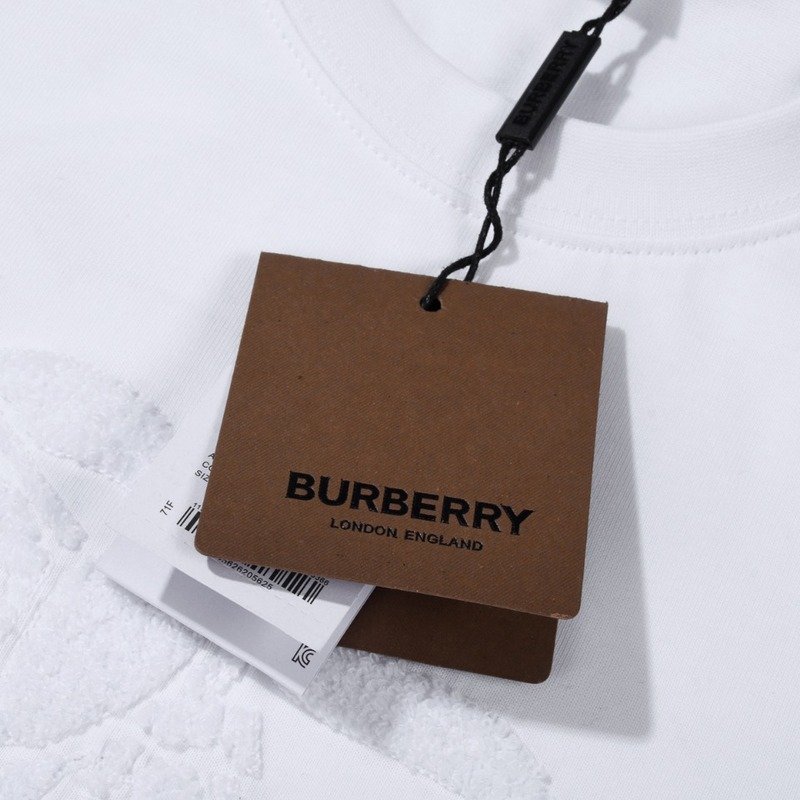 Футболка Burberry With Soft Thread Logo "White" фото № 8