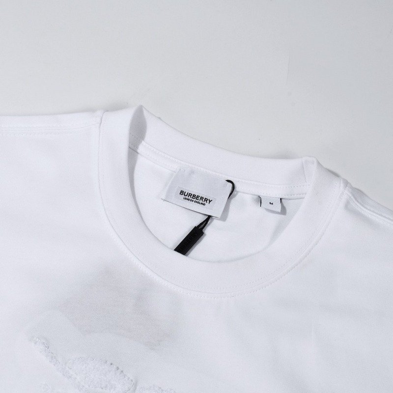 Футболка Burberry With Soft Thread Logo "White" фото № 6