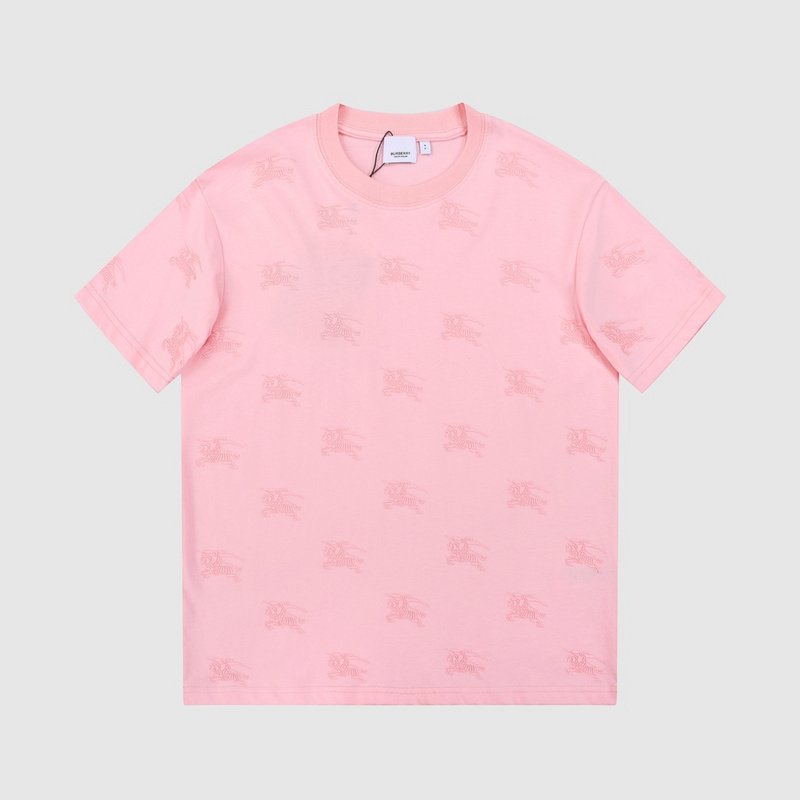 Футболка Burberry With Pink Logo - Cotton "Pink" фото № 8