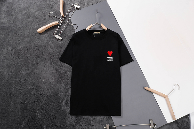 Футболка Burberry Heart Emblem "Black" фото № 3