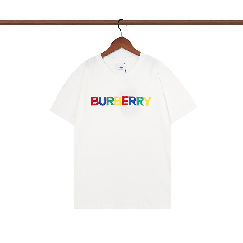 Футболка Burberry Rainbow Style Brand "White" фото № 3