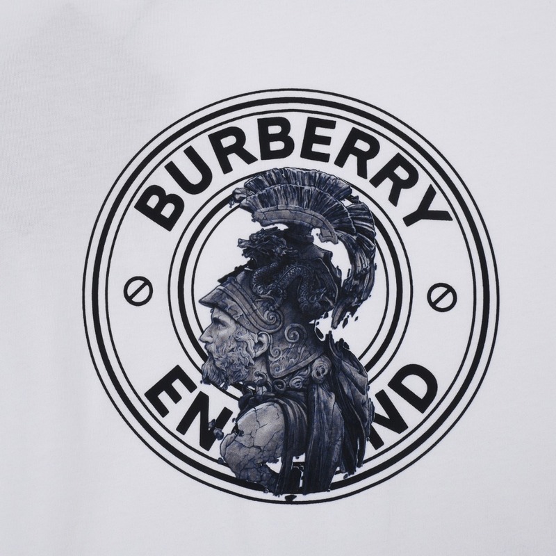 Футболка Burberry Logo With Knight "White" фото № 3