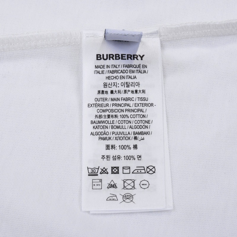 Футболка Burberry Logo With Knight "White" фото № 4