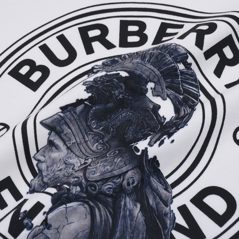 Футболка Burberry Logo With Knight "White" фото № 8