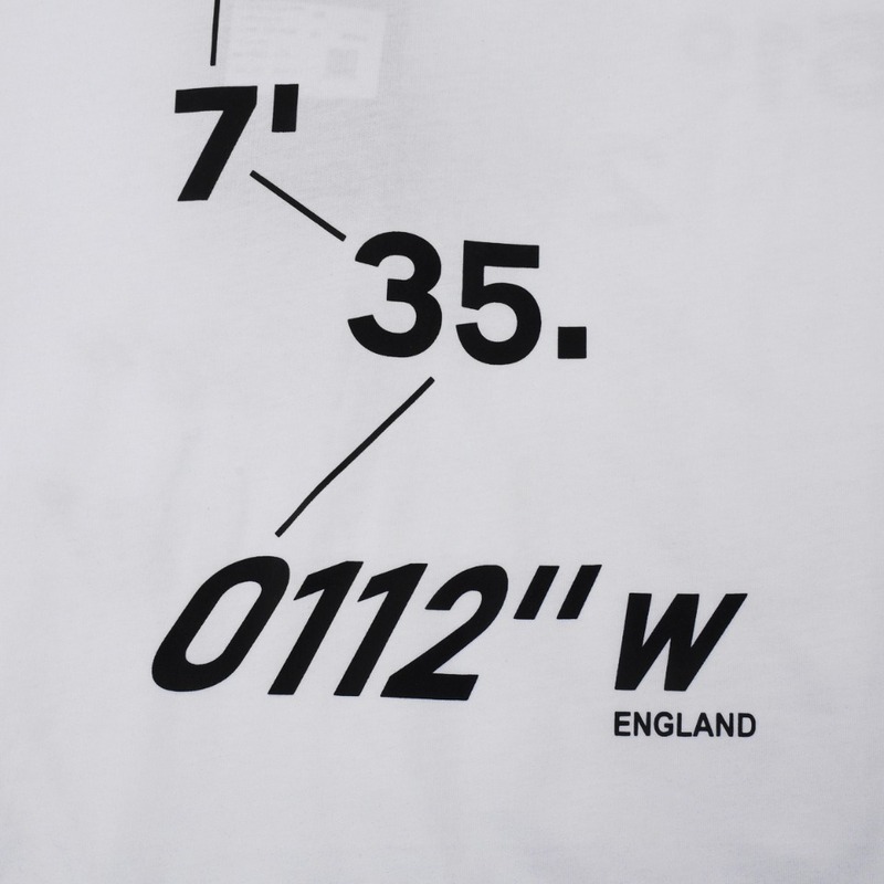 Футболка Burberry Calculations "White" фото № 2