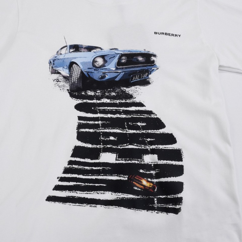 Футболка Burberry On The Way "White" фото № 8