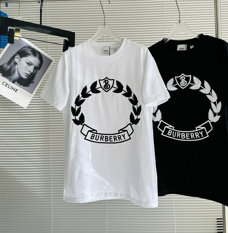 Футболка Burberry Beautiful Wreath Print "White" фото № 4