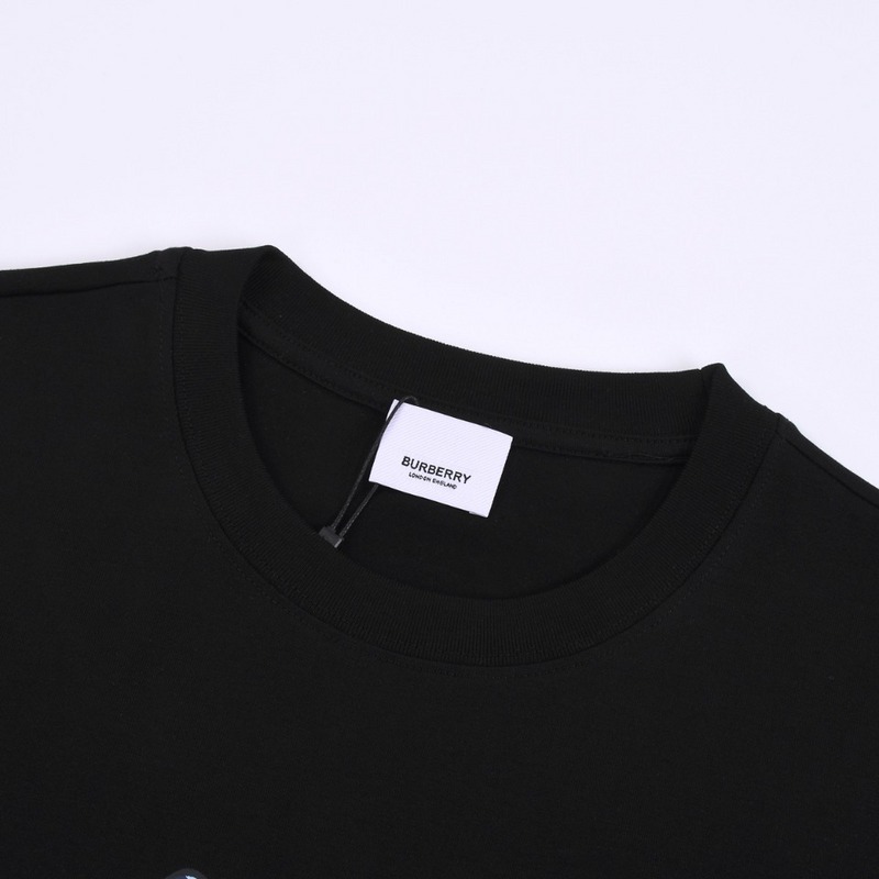 Футболка Burberry With Rabbit Silhouette "Black" фото № 5