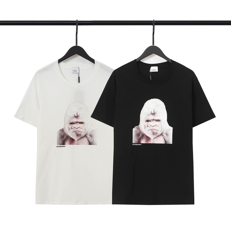 Футболка Burberry With Gorilla Print "Black" фото № 6