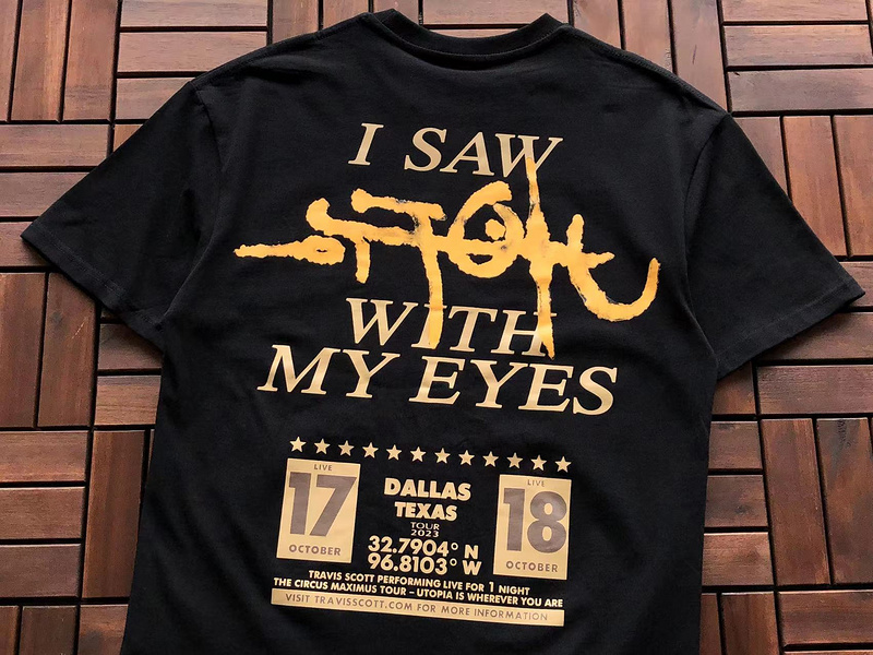 Футболка Cactus Jack Merch Sun Inside Circle "Black" фото № 4