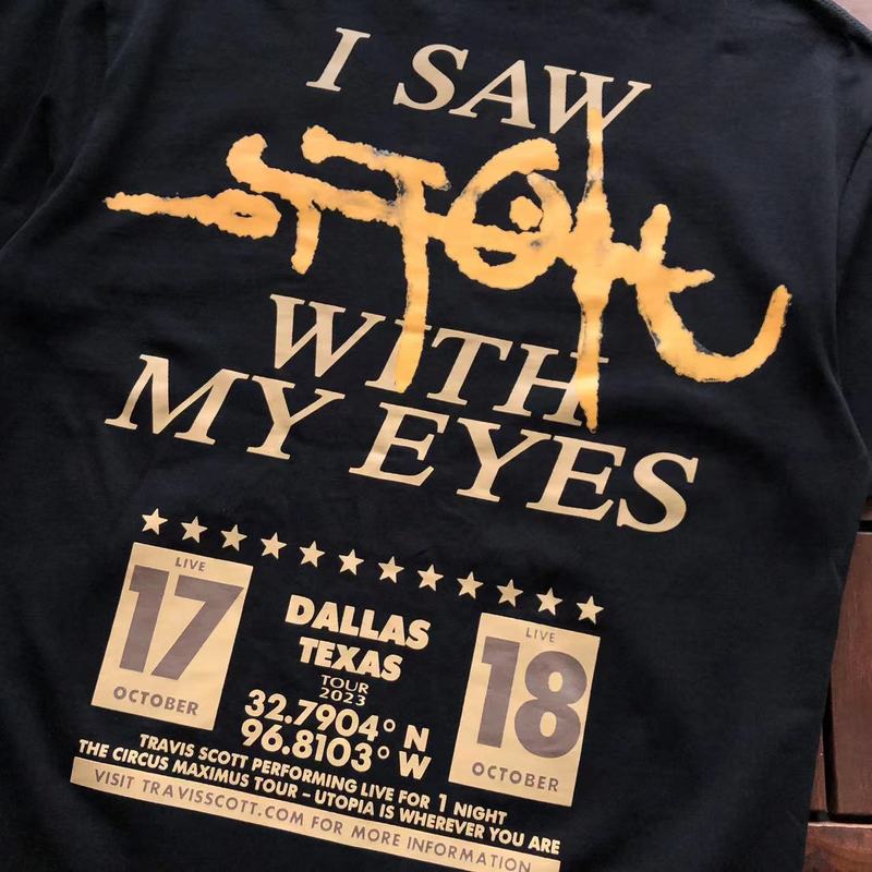 Футболка Cactus Jack Merch Sun Inside Circle "Black" фото № 5