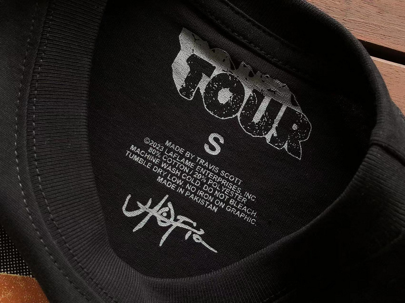 Футболка Cactus Jack Merch Sun Inside Circle "Black" фото № 3