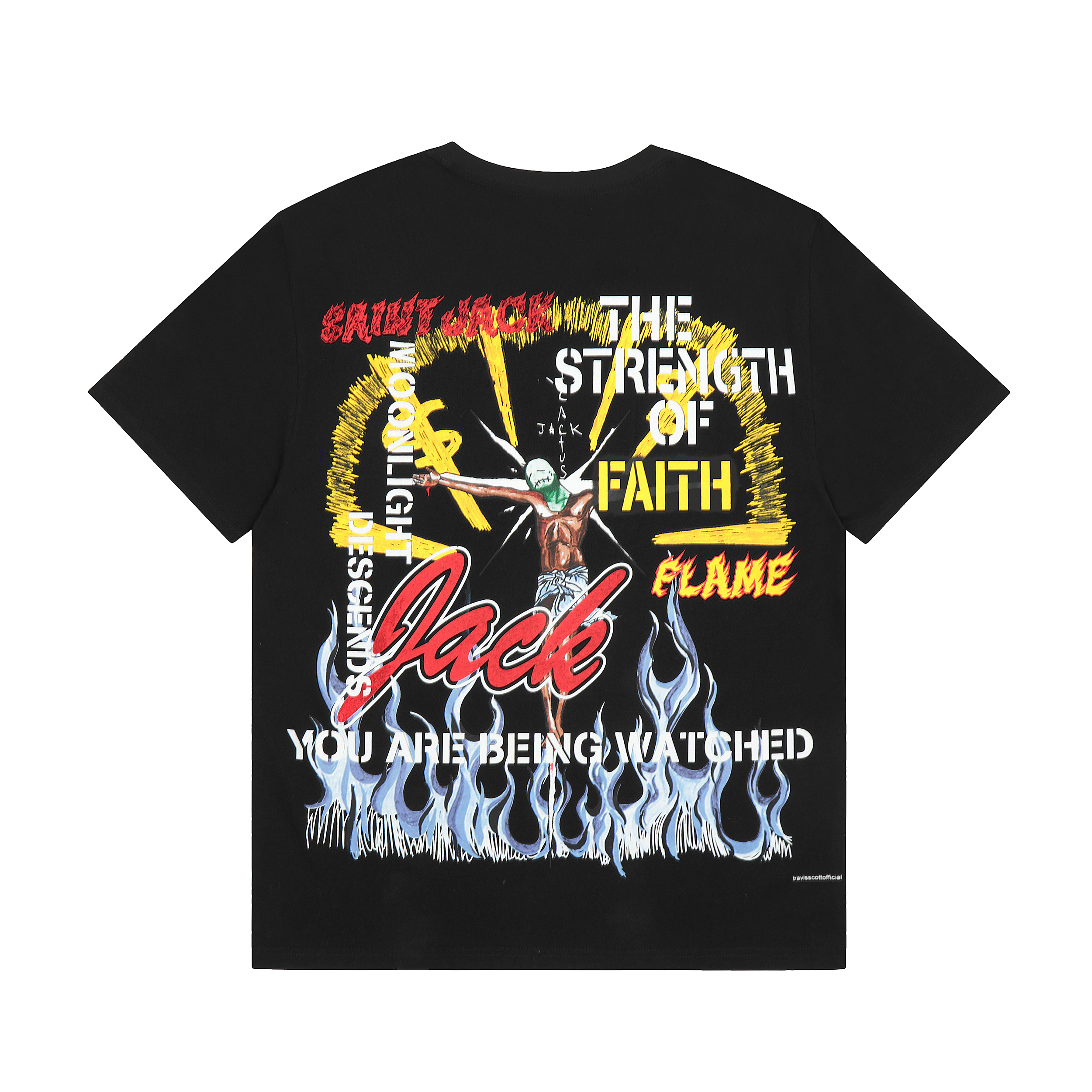 Футболка Cactus Jack Merch Travis Scott Madness "Black" фото № 2