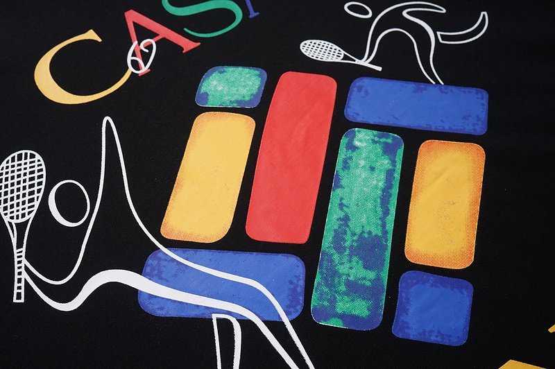 Футболка Casablanca Tennis - Color Print "Black" фото № 4