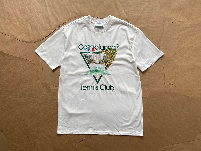 Футболка Casablanca With Beautiful Print "White" фото № 8