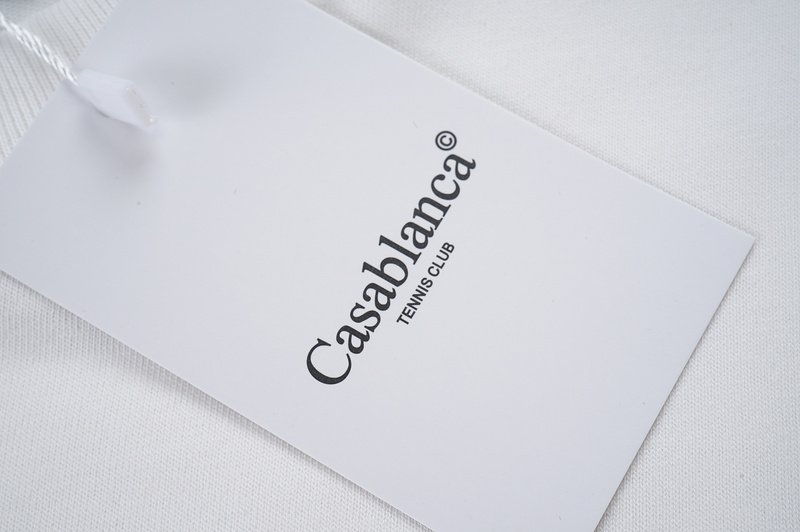 Футболка Casablanca Man With Tennis Racket "White" фото № 5