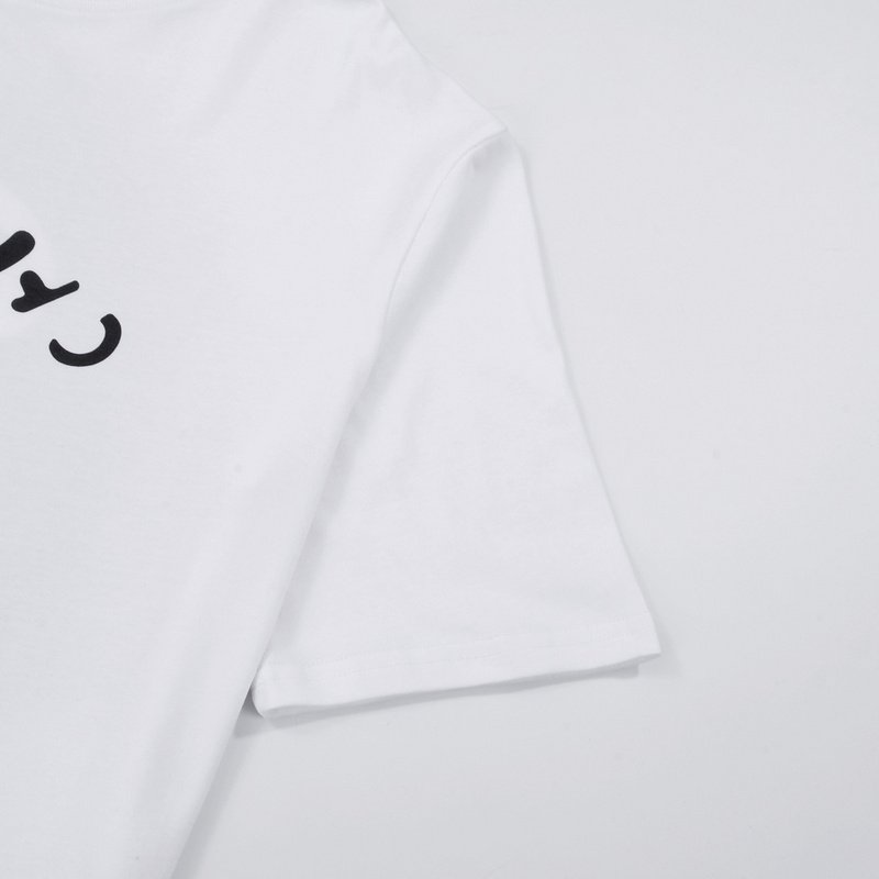 Футболка Celine Circle Number Five "White" фото № 2