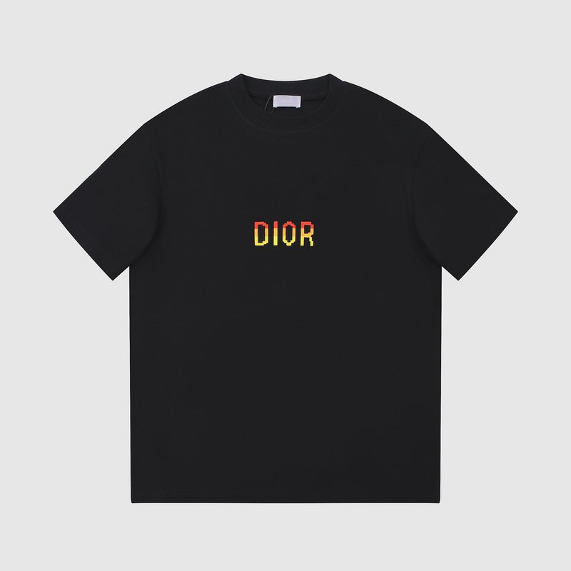 Футболка Christian Dior With Cartoon Print Of Constellations "Black" фото № 2