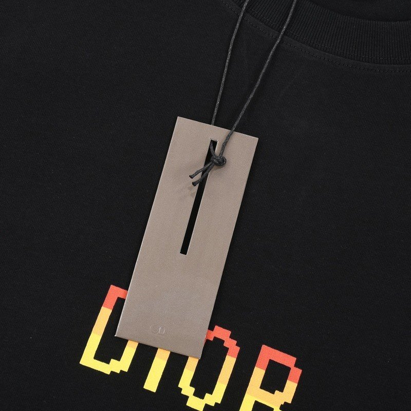 Футболка Christian Dior With Cartoon Print Of Constellations "Black" фото № 7