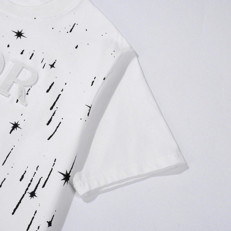 Футболка Christian Dior Star Rain "White" фото № 7