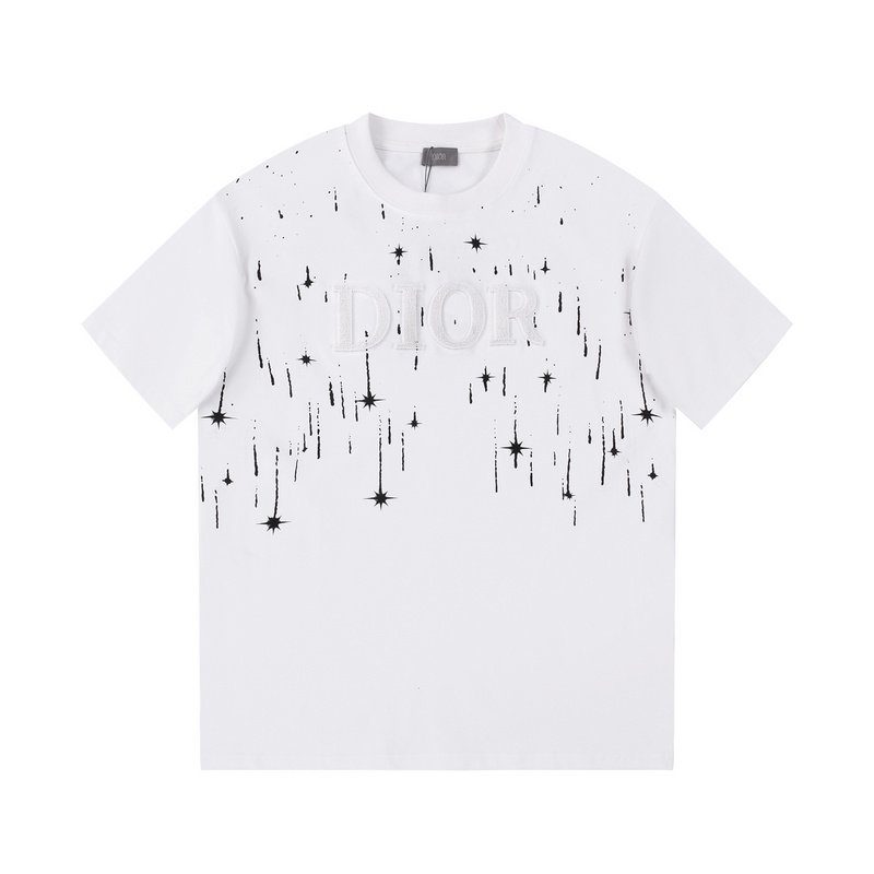 Футболка Christian Dior Star Rain "White" фото № 9