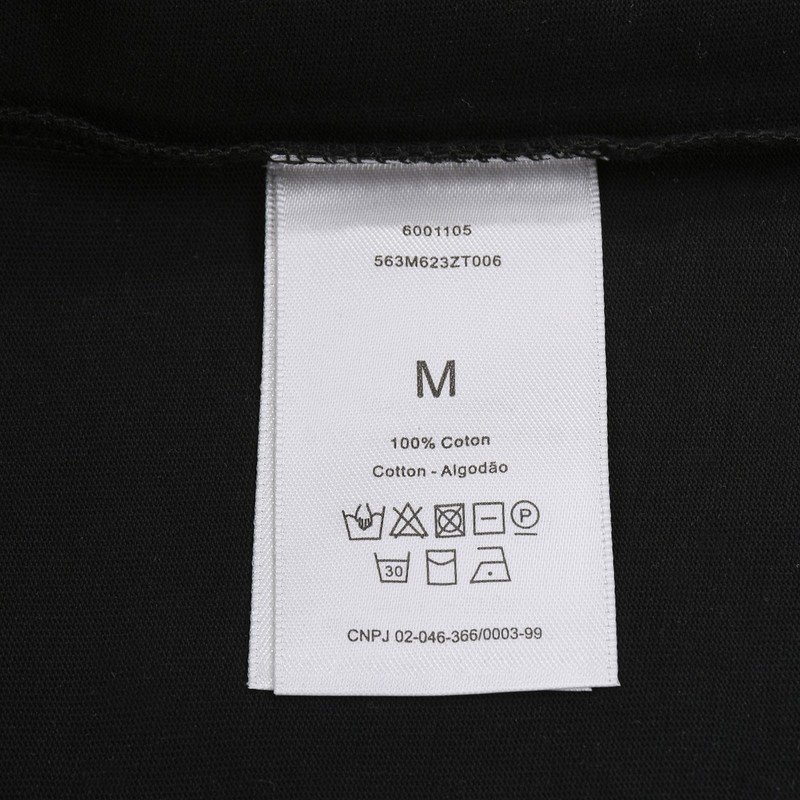 Футболка Christian Dior With Beautiful Floral Print "Black" фото № 4