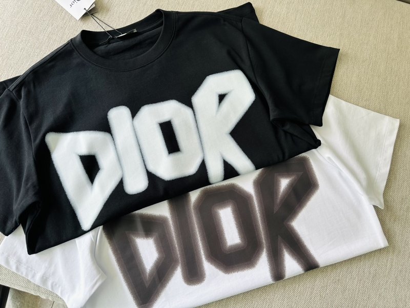 Футболка Christian Dior Big Logo "Black" фото № 2