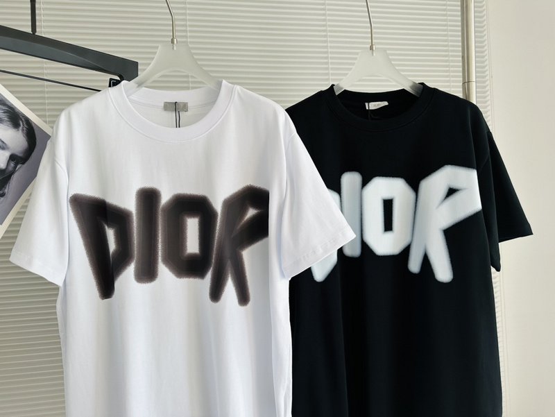 Футболка Christian Dior Big Logo "Black" фото № 4