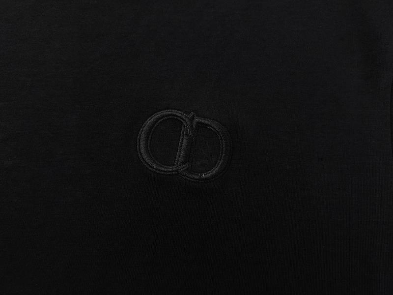 Футболка Christian Dior Embroidery CD "Black" фото № 4