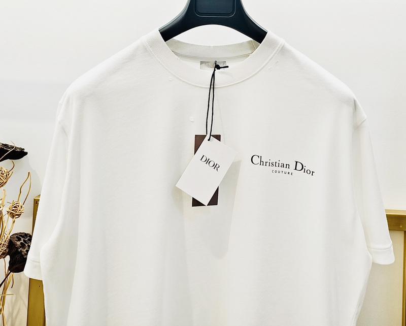 Футболка Christian Dior Frontside Logotype Couture "White" фото № 4