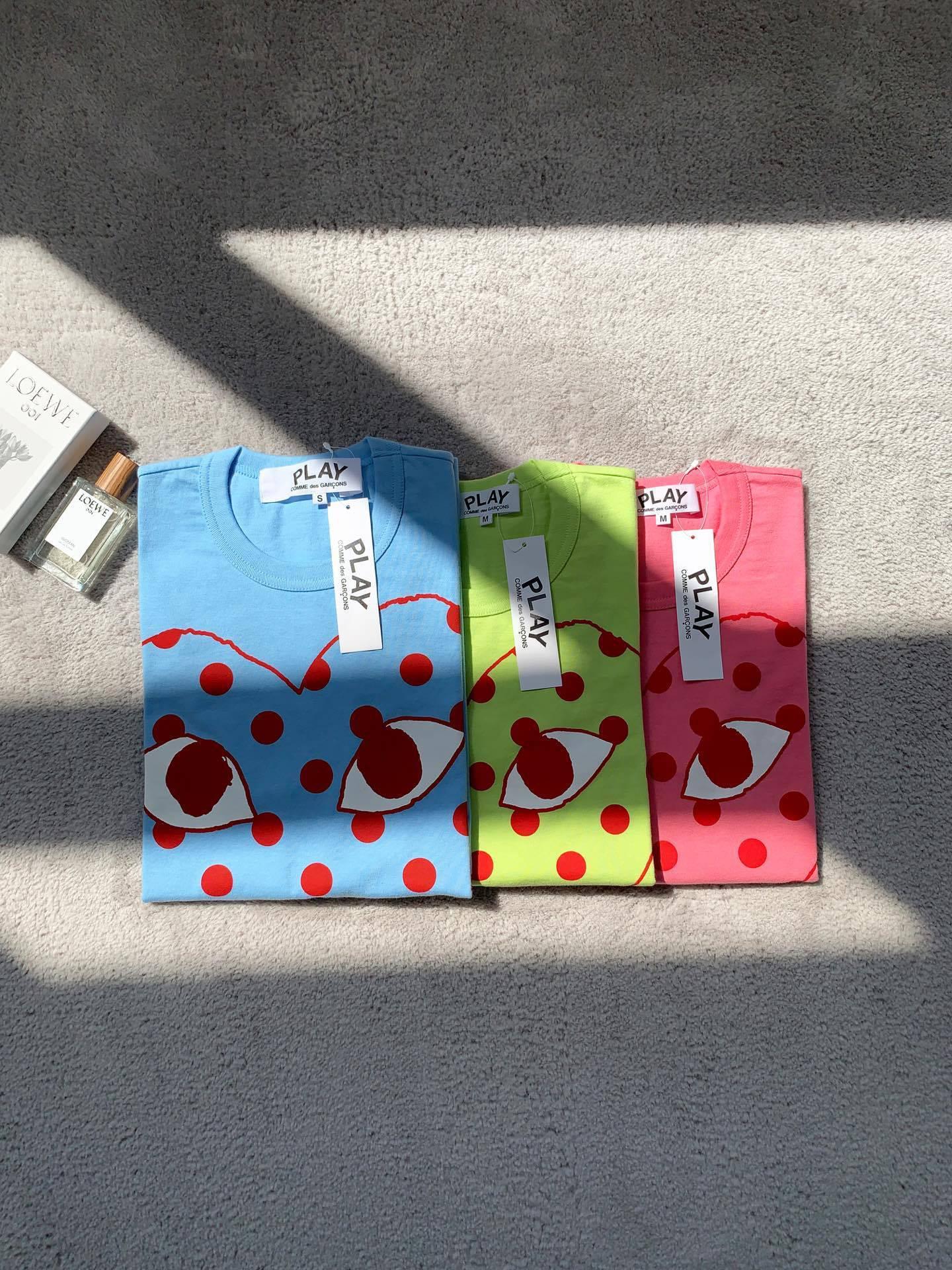 Футболка Comme des Garçons Play Minimalist Heart "Green" фото № 5