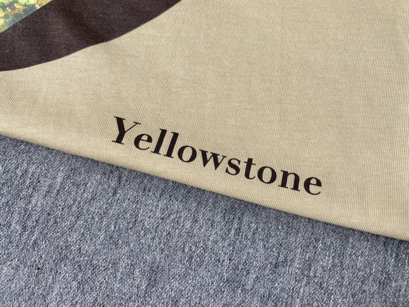 Футболка Dior Mount Zion Graphic "Beige" фото № 3