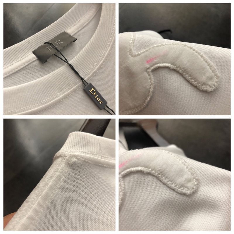 Футболка Dior Logo And Soft Patch "White" фото № 2
