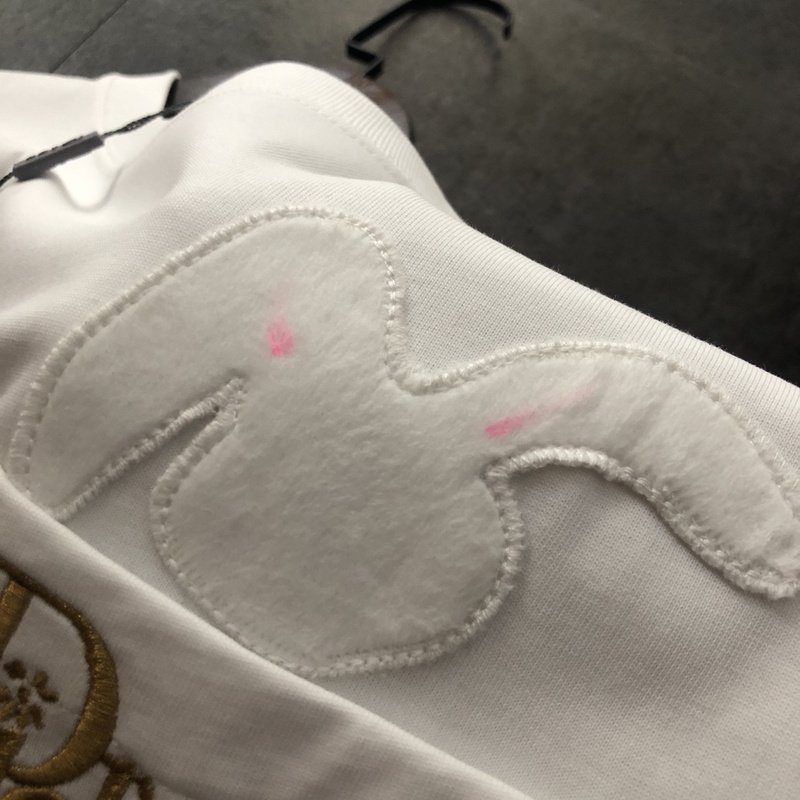 Футболка Dior Logo And Soft Patch "White" фото № 9