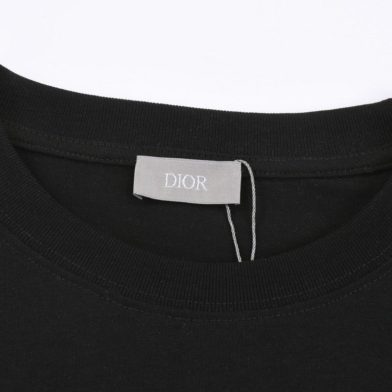 Футболка Dior Abstract Silhouettes "Black" фото № 5