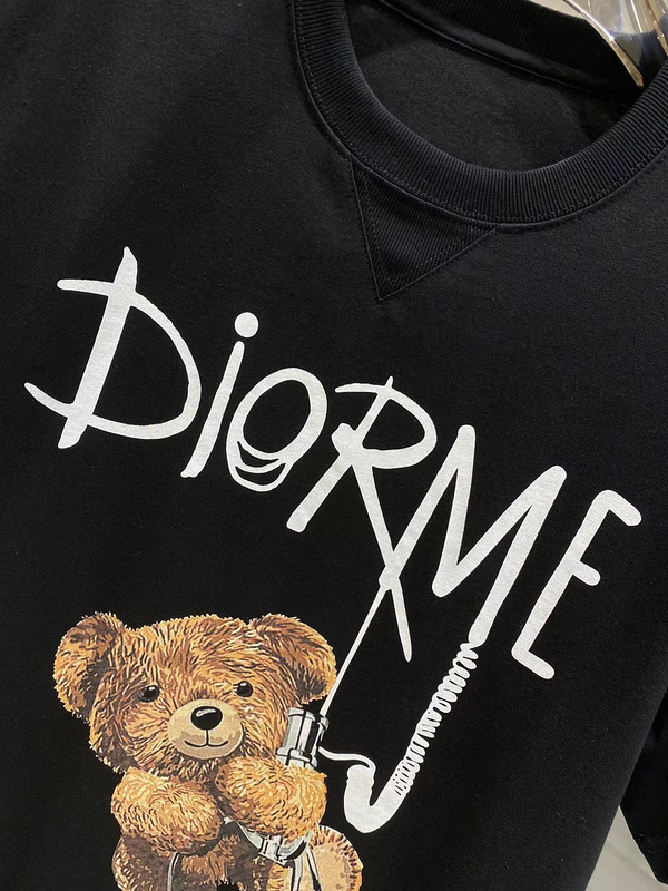 Футболка Dior Me Bear Cub "Black" фото № 4