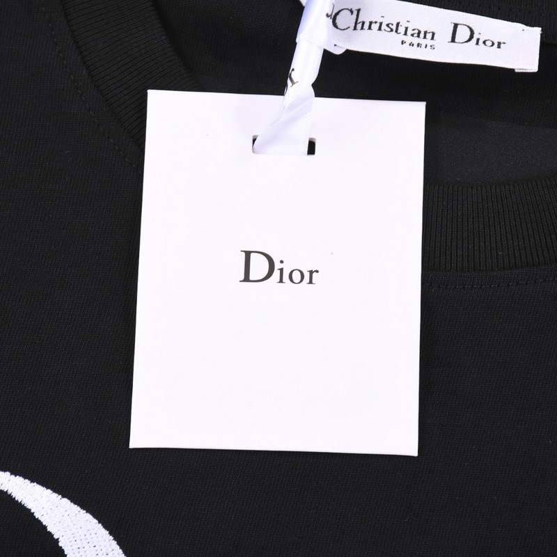 Футболка Dior Big Logo "Black" фото № 4