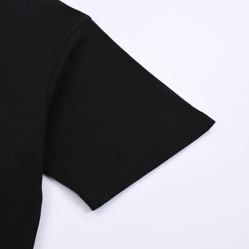 Футболка Dior Logo With A Flower "Black" фото № 2