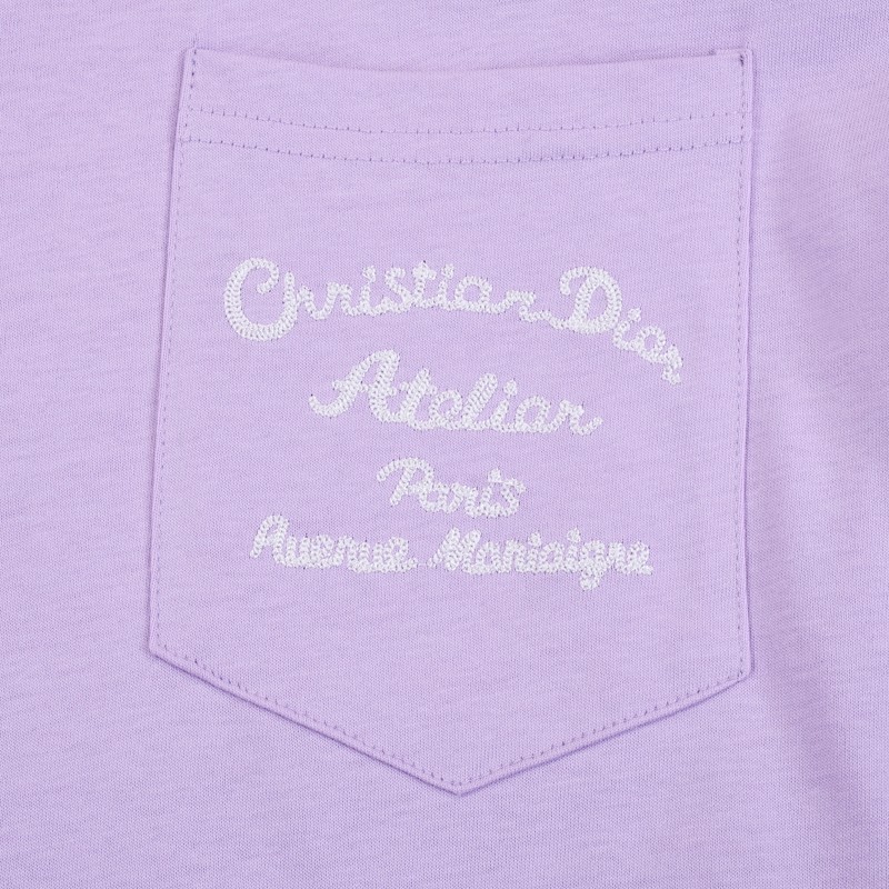 Футболка Dior The Usual Style "Lilac" фото № 5