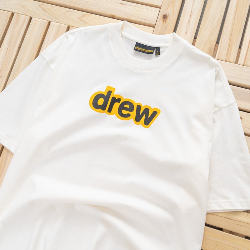 Футболка Drew House With Text Logo In The Center "White" фото № 3