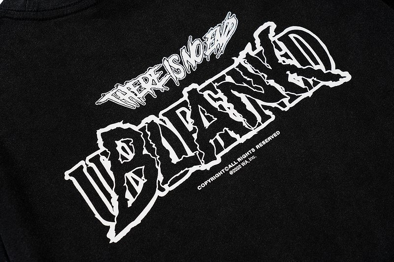 Футболка FAR Blank Print "Black" фото № 4