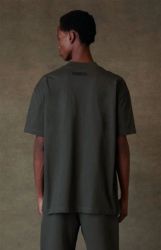 Футболка Fear Of God Cotton Logo "Black" фото № 4