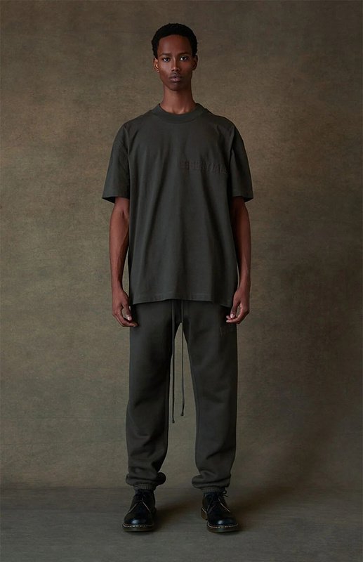 Футболка Fear Of God Cotton Logo "Black" фото № 7