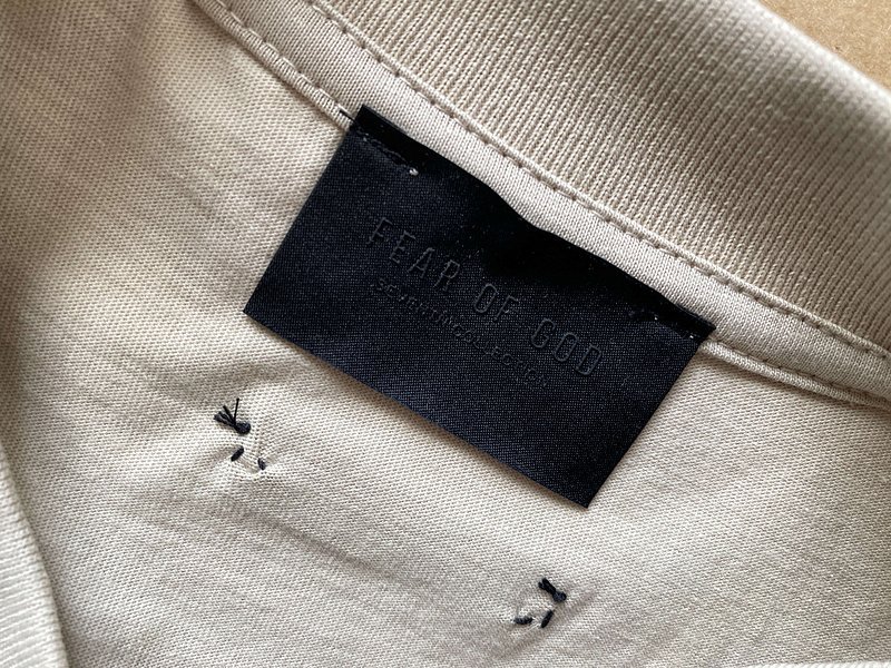 Футболка Fear Of God Number Seven With Patch "White" фото № 4